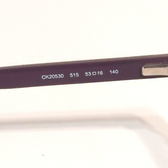 Calvin Klein CK20530 Eyeglasses Purple Frame 53-16-140 With Case - Picture 7 of 8